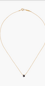 NECKLACE IN BLACK SPINEL by Chan Luu - Romi Boutique