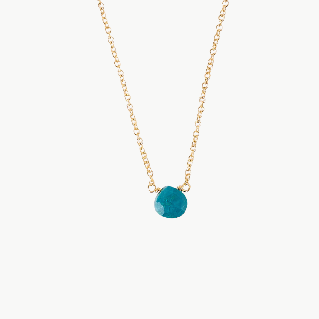 NECKLACE IN CHRYSOCOLLA - Romi Boutique