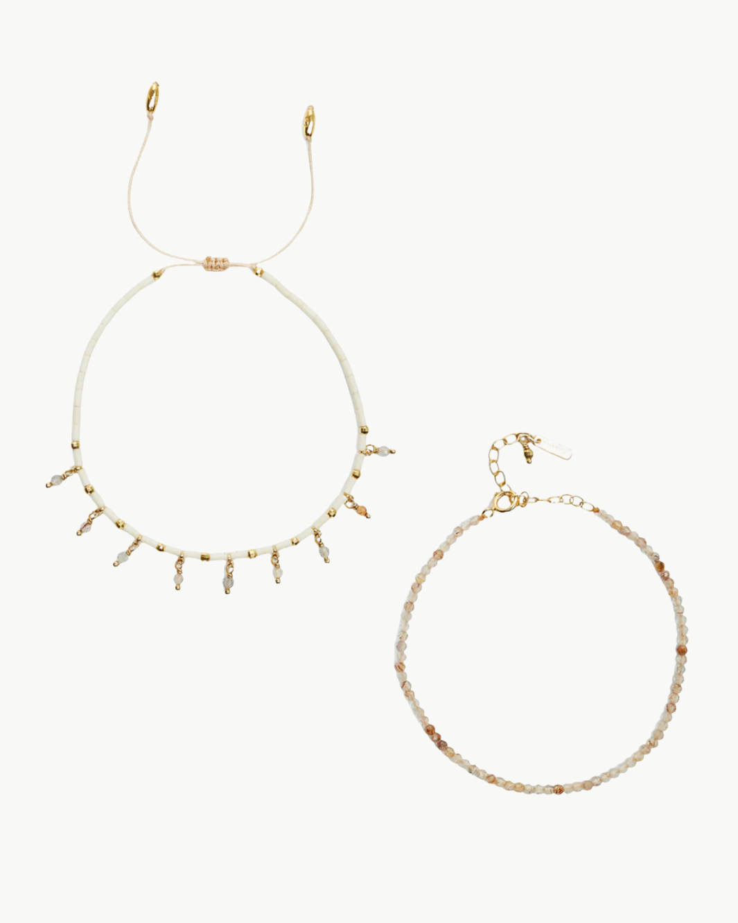 CREAM MIX BRACELET by Chan Luu - Romi Boutique