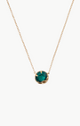 CRYSTAL NECKLACE IN EMERALD by Chan Luu - Romi Boutique
