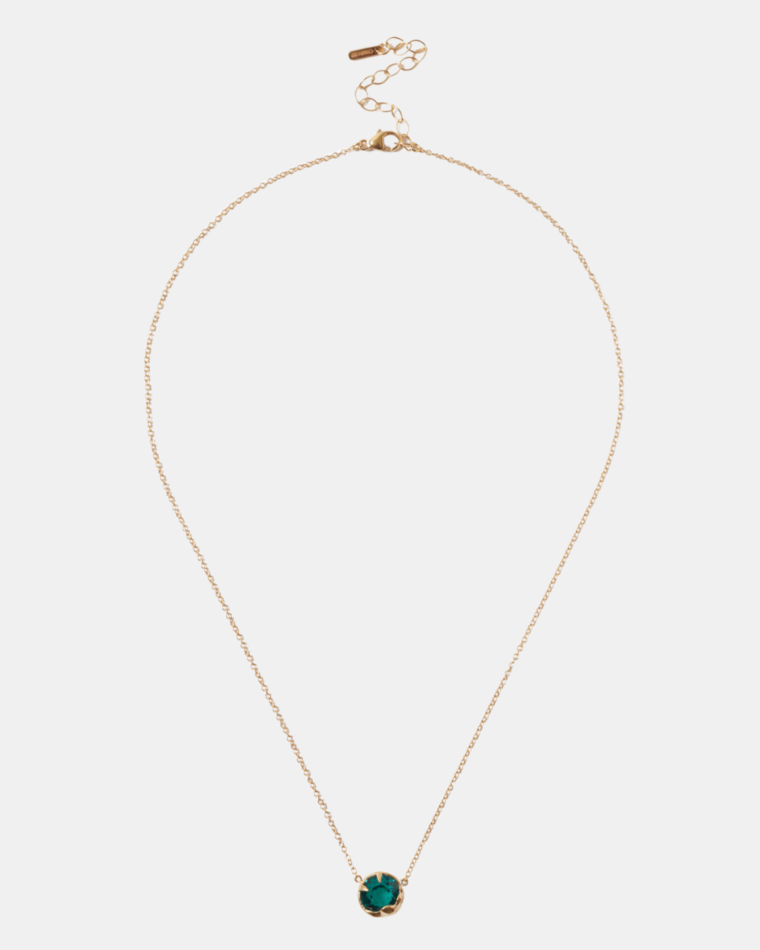 CRYSTAL NECKLACE IN EMERALD by Chan Luu - Romi Boutique