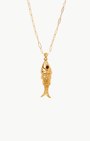 KOI NECKLACE IN GARNET - Romi Boutique