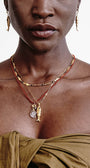 KOI NECKLACE IN GARNET - Romi Boutique