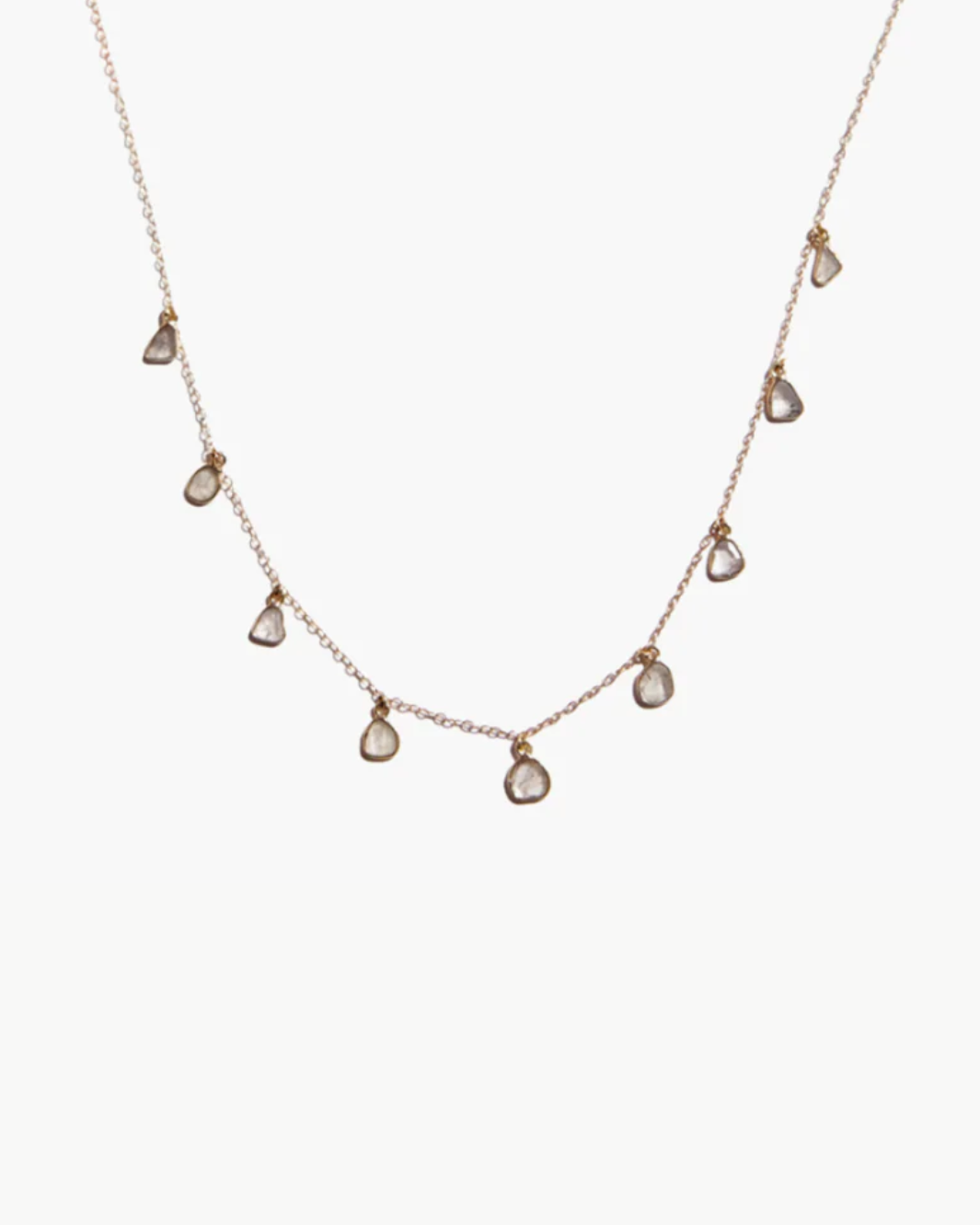 TEARDROP NECKLACE IN GOLD by Chan Luu - Romi Boutique