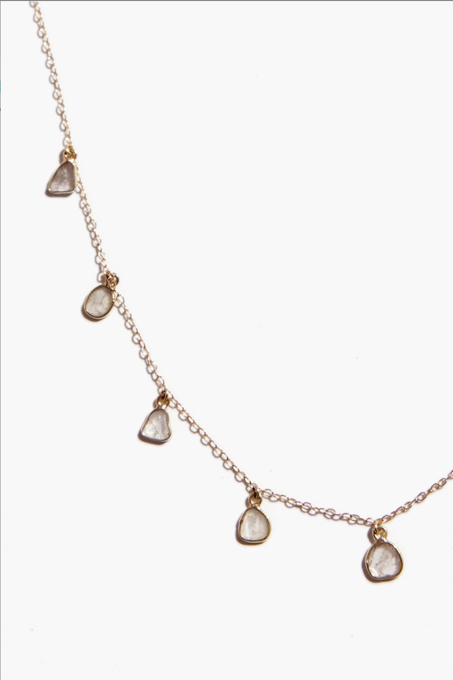 TEARDROP NECKLACE IN GOLD by Chan Luu - Romi Boutique