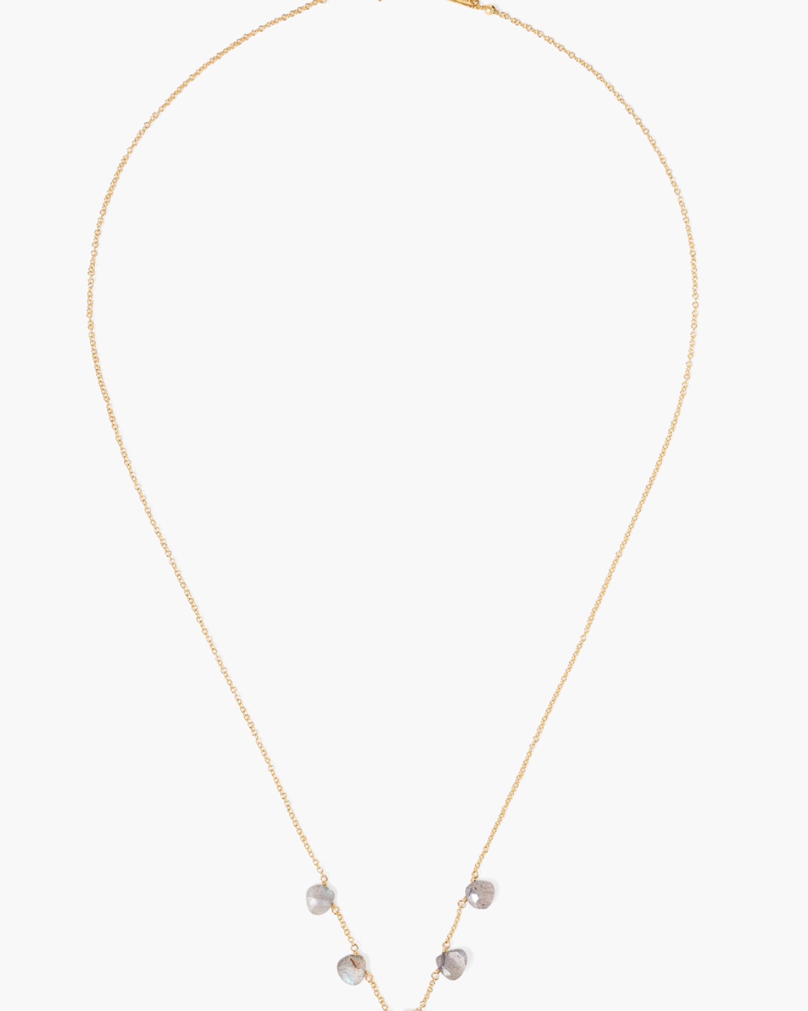 DANGLE NECKLACE IN LABRADORITE - Romi Boutique