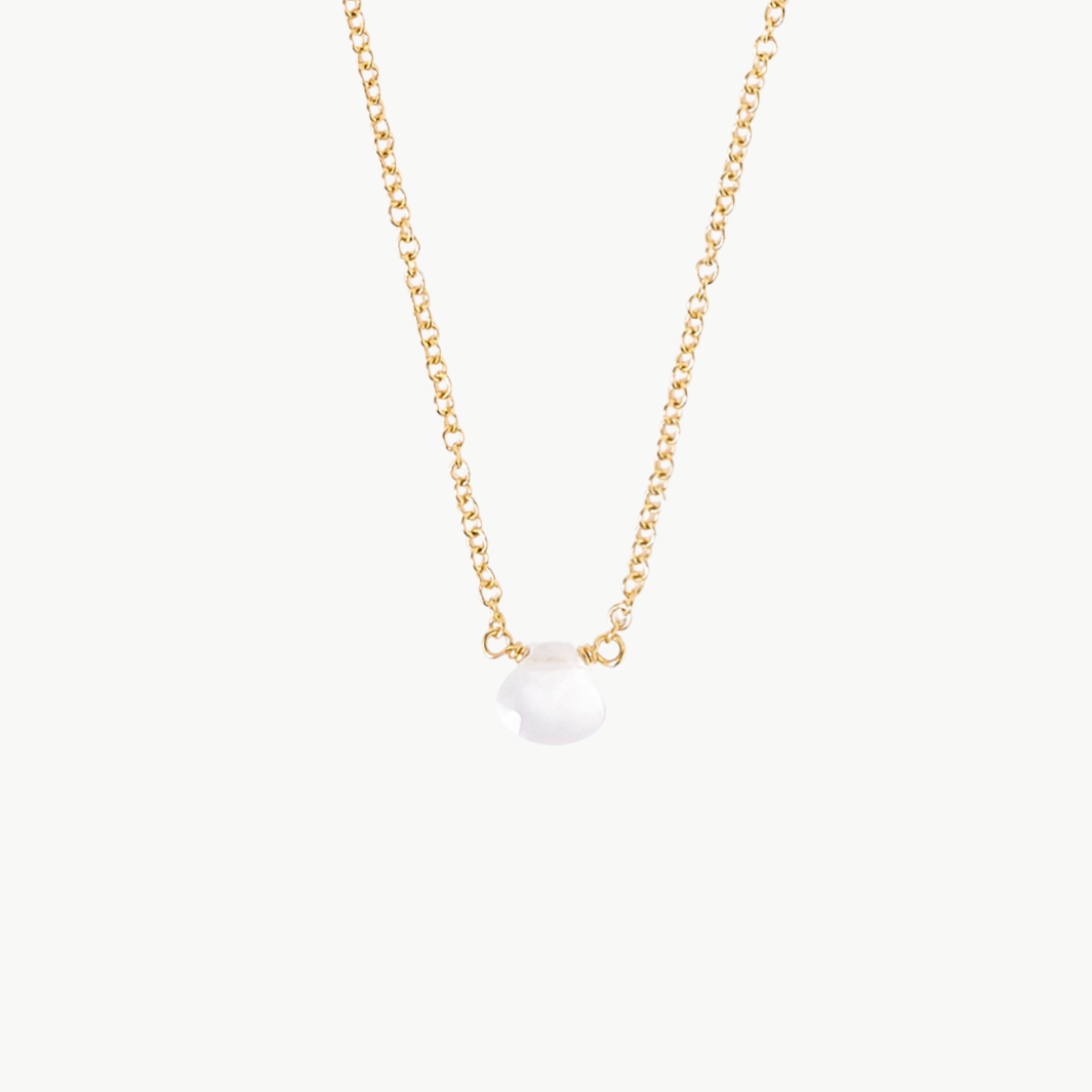 NECKLACE IN MOONSTONE by Chan Luu - Romi Boutique