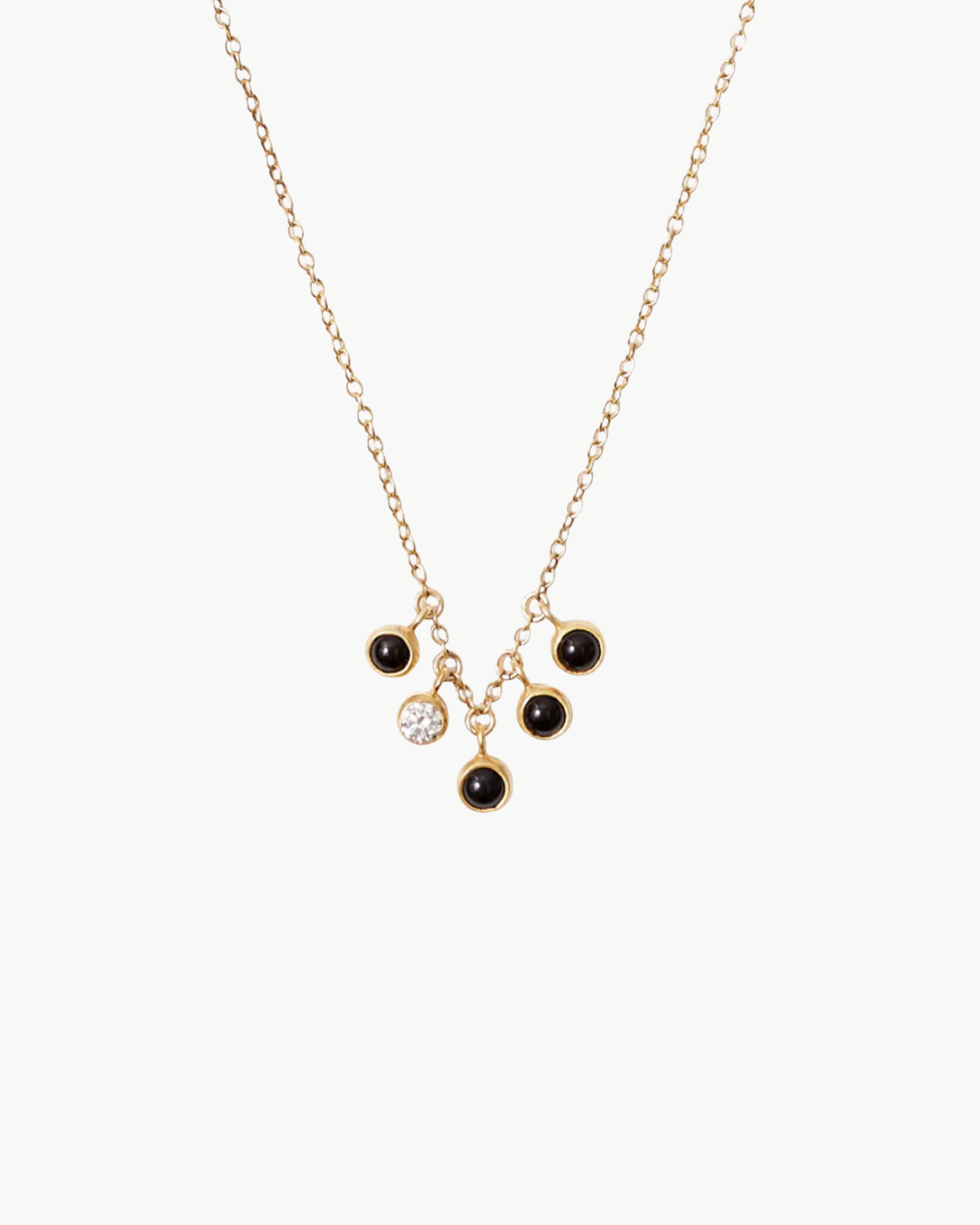 MOONLIGHT NECKLACE ONYX MIX by Chan Luu - Romi Boutique