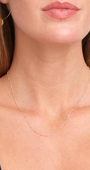 ENAMEL BEAD NECKLACE IN PEACH by Chan Luu - Romi Boutique