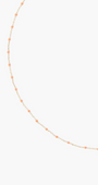 ENAMEL BEAD NECKLACE IN PEACH by Chan Luu - Romi Boutique
