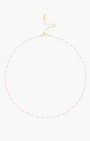 Chan Luu ENAMEL BEAD NECKLACE IN PINK ROSE at Romi Boutique