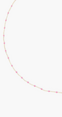 Chan Luu ENAMEL BEAD NECKLACE IN PINK ROSE at Romi Boutique