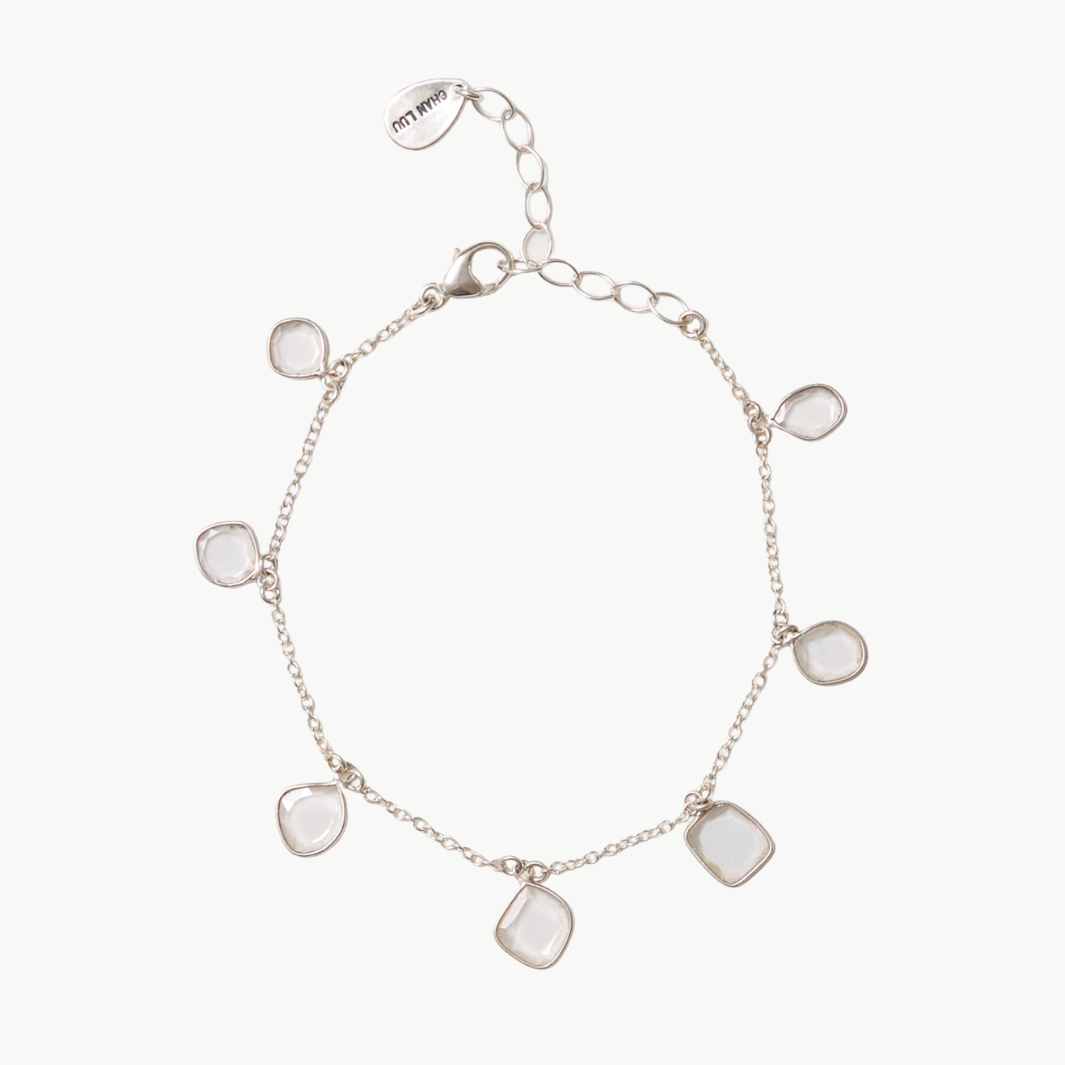 DANGLE BRACELET IN SILVER - Romi Boutique