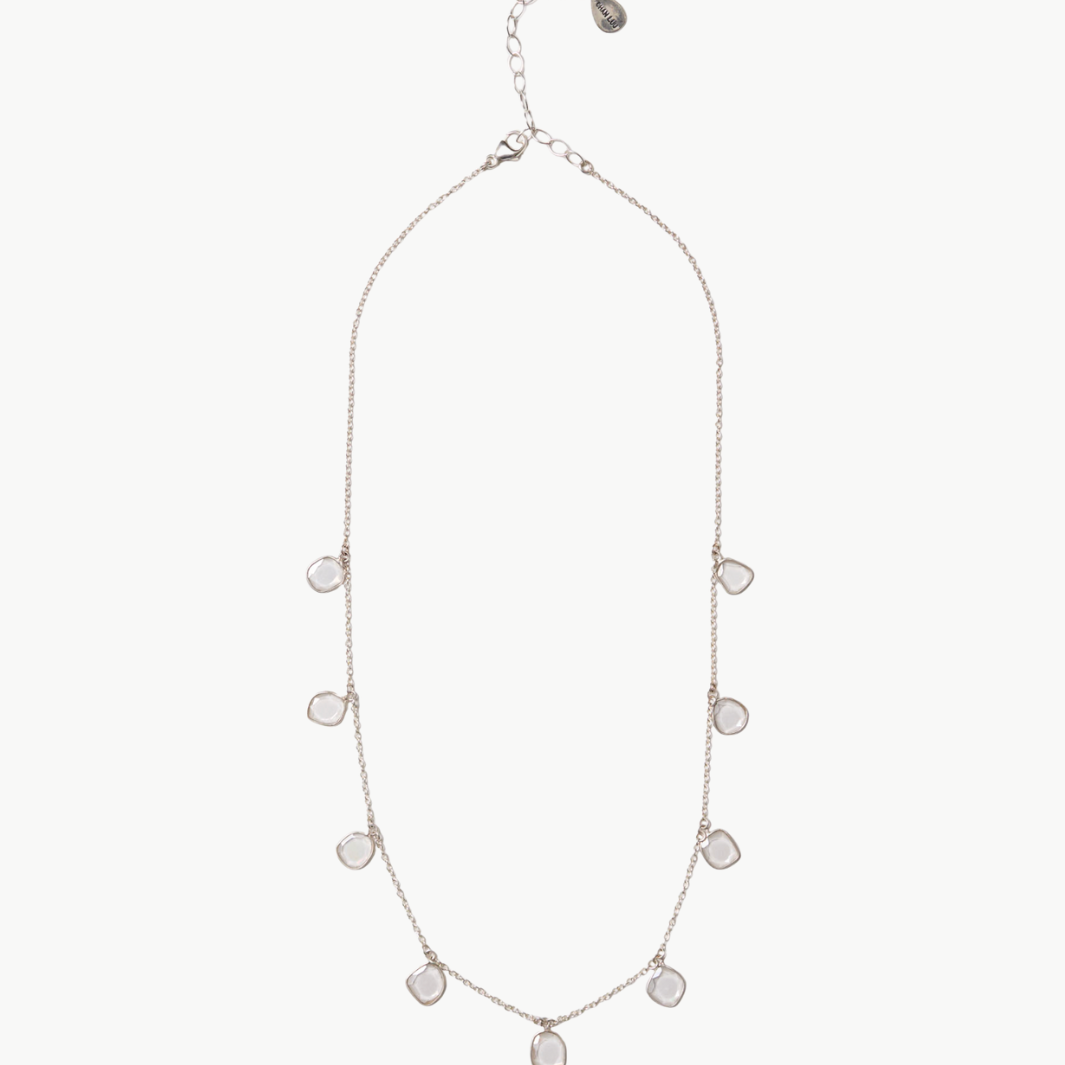 DANGLE NECKLACE IN SILVER by Chan Luu - Romi Boutique