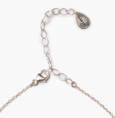 DANGLE NECKLACE IN SILVER by Chan Luu - Romi Boutique