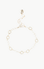 LENI CHAIN LINK BRACELET IN SILVER by Chan Luu - Romi Boutique