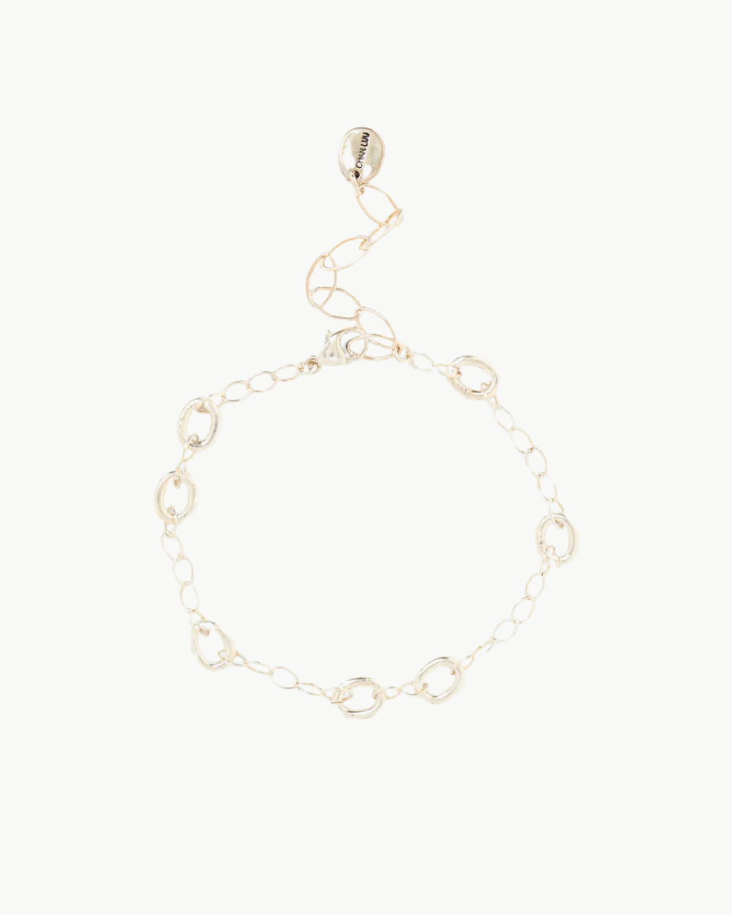 LENI CHAIN LINK BRACELET IN SILVER by Chan Luu - Romi Boutique