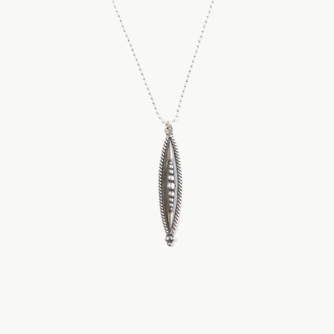 ODESSA NECKLACE IN SILVER by Chan Luu - Romi Boutique