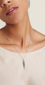 ODESSA NECKLACE IN SILVER by Chan Luu - Romi Boutique