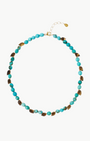 WILLA NECKLACE IN TURQUOISE MIX by Chan Luu - Romi Boutique