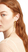 FALLING LEAF TIERED EARRINGS IN WHITE PEARL by Chan Luu - Romi Boutique