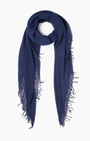 MEDIEVAL BLUE CASHMERE AND SILK SCARF by Chan Luu - Romi Boutique