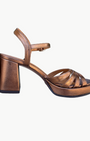 NAIEL SANDAL IN COPPER by Chie Mihara - Romi Boutique