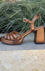 NAIEL SANDAL IN COPPER by Chie Mihara - Romi Boutique
