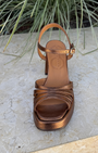 NAIEL SANDAL IN COPPER by Chie Mihara - Romi Boutique