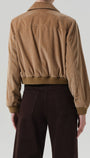 LOLA EVE BOMBER IN AMBER - Romi Boutique
