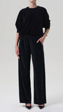BRYNN DRAWSTRING VELOUR PANT IN NOTTE by Citizens - Romi Boutique