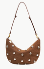 LUNE W/ STUDS IN CHOCO BAR - Romi Boutique