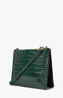 MARGOT DOUBLE SAC BRETELLE IN DEEP PINE - Romi Boutique