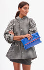 FOLDOVER CLUTCH W/ TABS L'ETE NAPPA - Romi Boutique