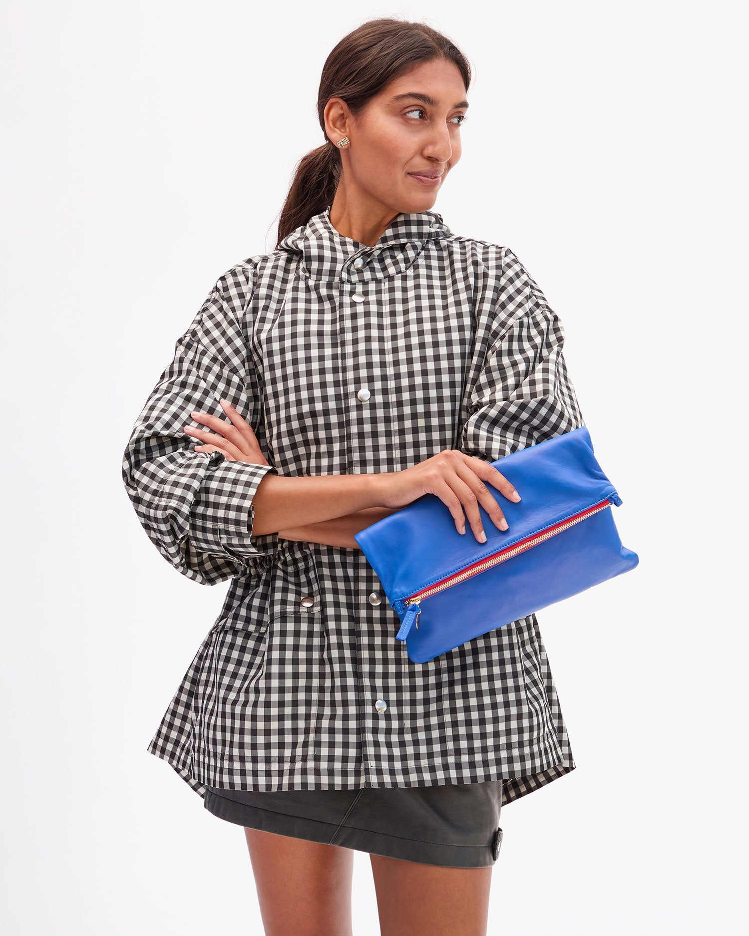 FOLDOVER CLUTCH W/ TABS L'ETE NAPPA - Romi Boutique