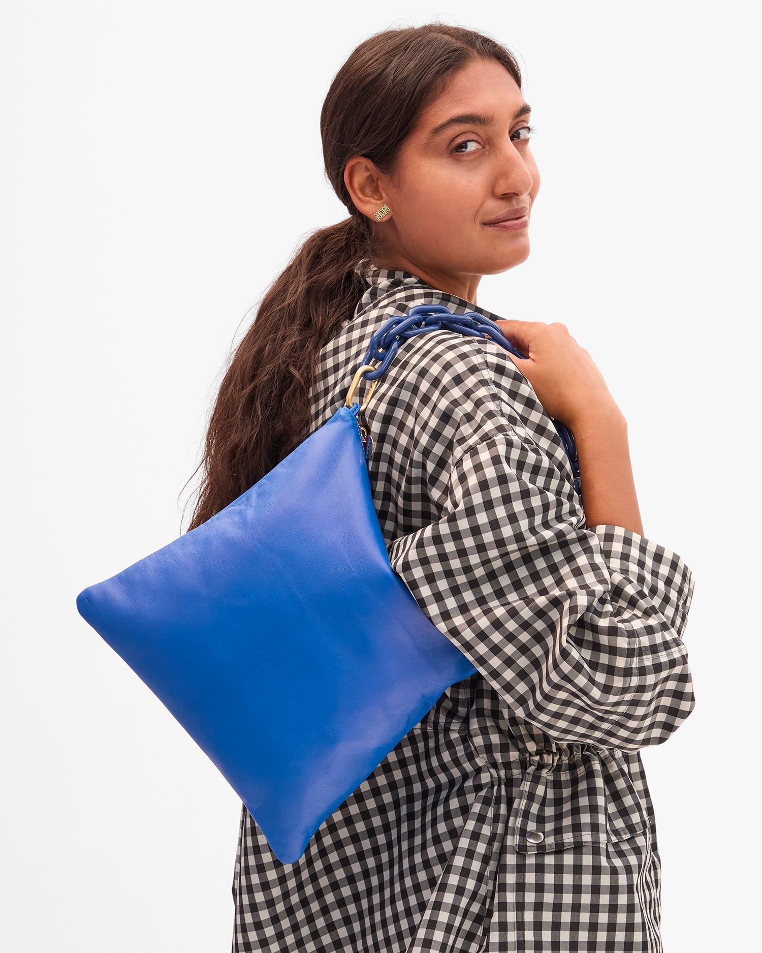 FOLDOVER CLUTCH W/ TABS L'ETE NAPPA - Romi Boutique