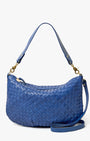 MOYEN MESSENGER MEDIUM WOVEN DIAGONAL by Clare V - Romi Boutique