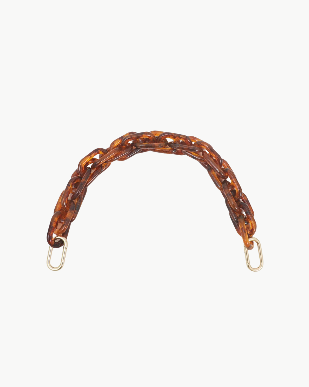 SHORTIE STRAP IN TORTOISE RESIN - Romi Boutique