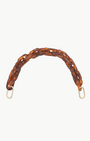 SHORTIE STRAP IN TORTOISE RESIN - Romi Boutique