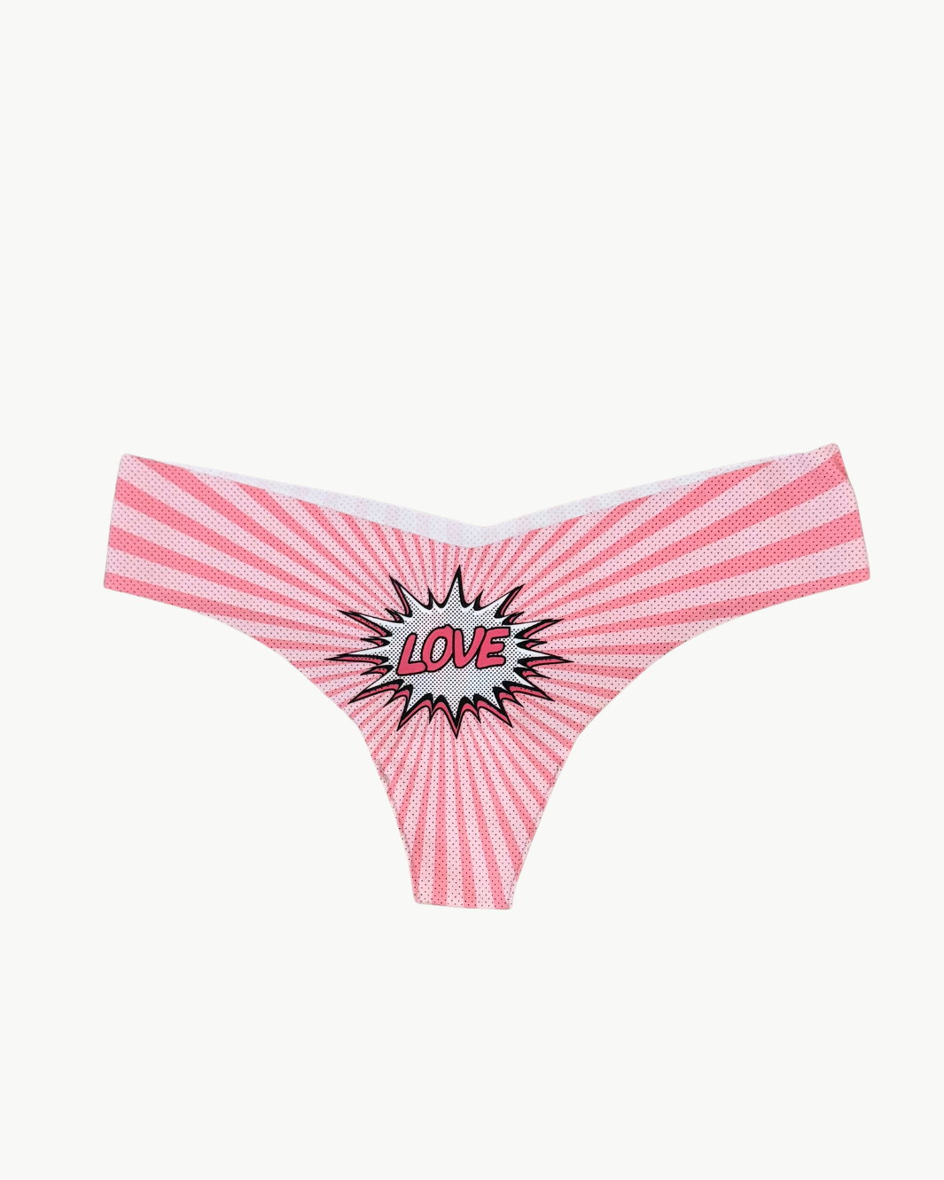 CLASSIC PHOTO-OP THONG IN LOVE by Commando - Romi Boutique