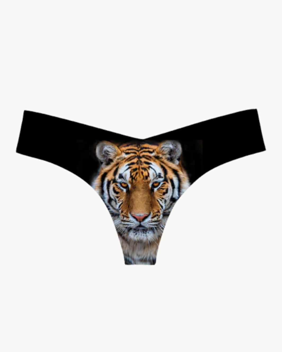 CLASSIC ORANGE TIGER THONG by Commando - Romi Boutique