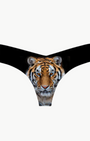 CLASSIC ORANGE TIGER THONG by Commando - Romi Boutique