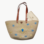 EVIL EYE TOTE IN BLUE - Romi Boutique