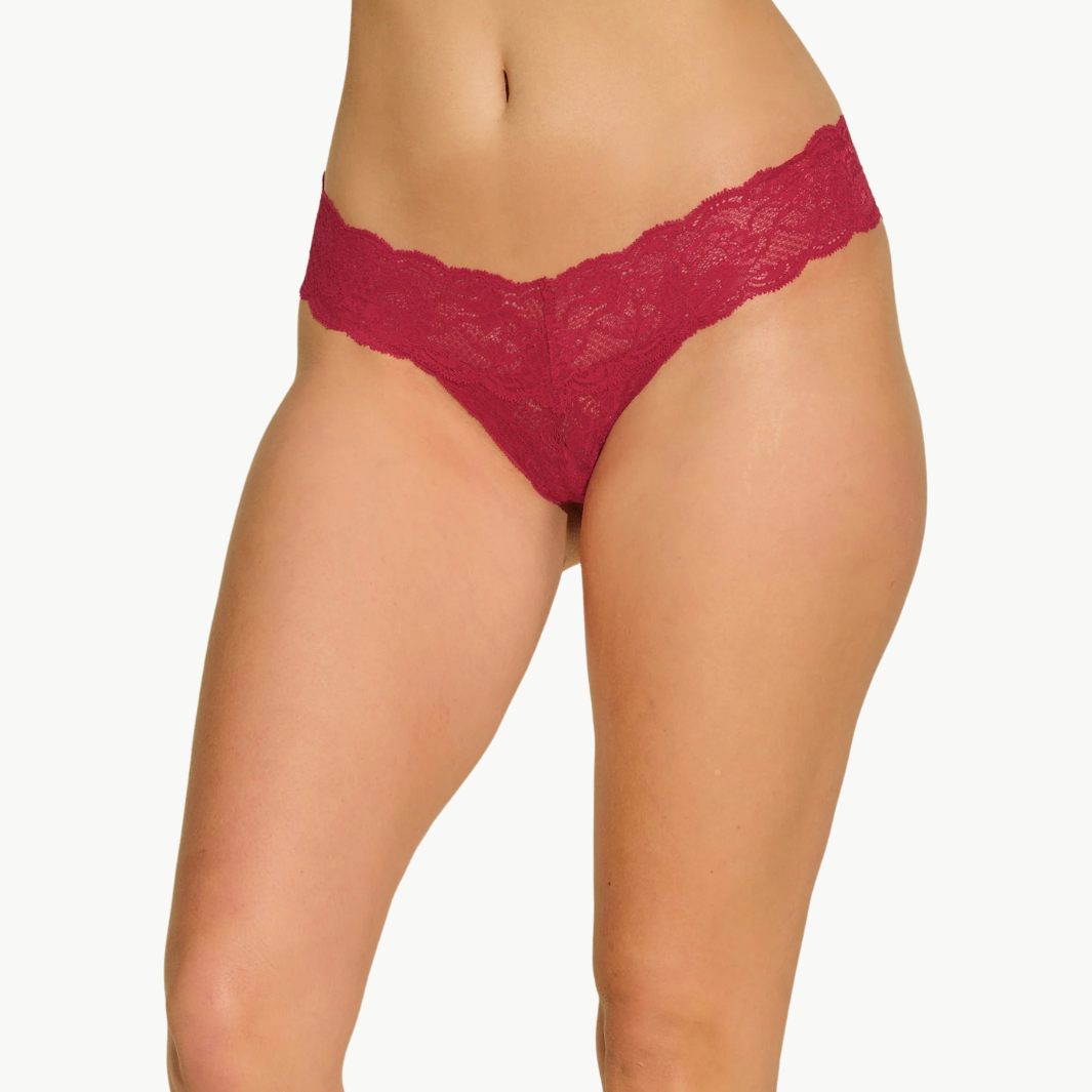 NEVER SAY NEVER CUTIE LOW RISE THONG IN FRAGOLINO by Cosabella - Romi Boutique