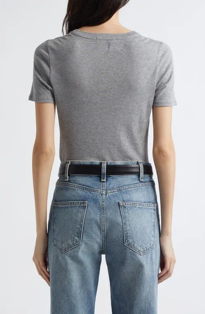 ELIN TEE IN HEATHER GREY