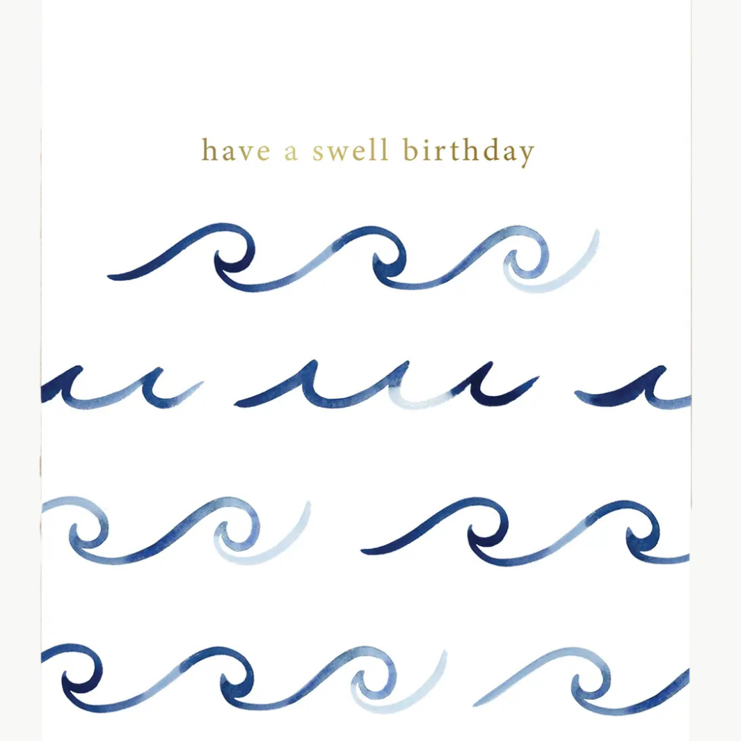 Abigail Jayne Design Waves Birthday Greeting Card at Romi Boutique