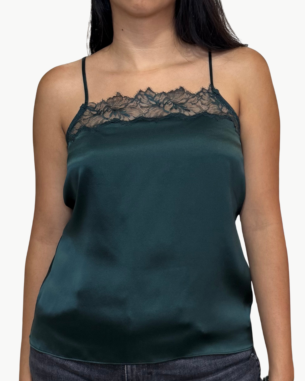 Sablyn Haya Lace Trim Square Neck Cami at Romi Boutique