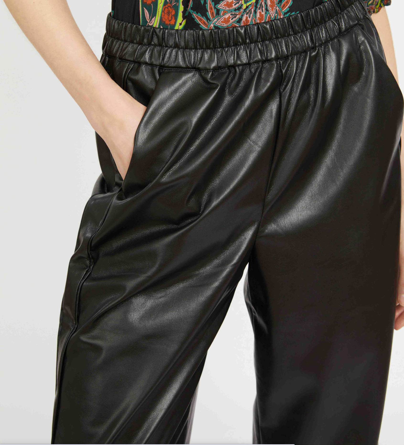 Caballero MAX VEGAN LEATHER PANT at Romi Boutique