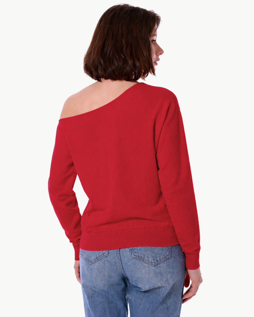 Minnie Rose COTTON CASHMERE OFF THE SHOULDER TOP at Romi Boutique