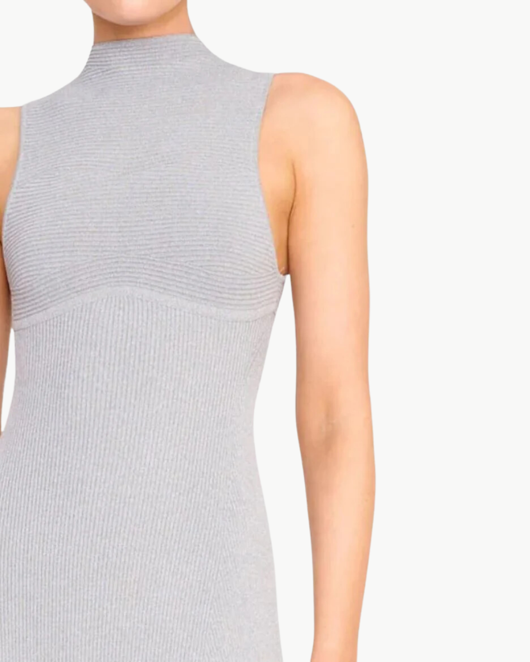 MALACHITE DRESS IN SPECKLE GREY